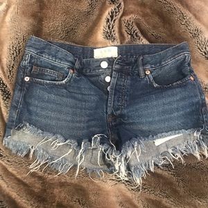 Free People Jean shorts